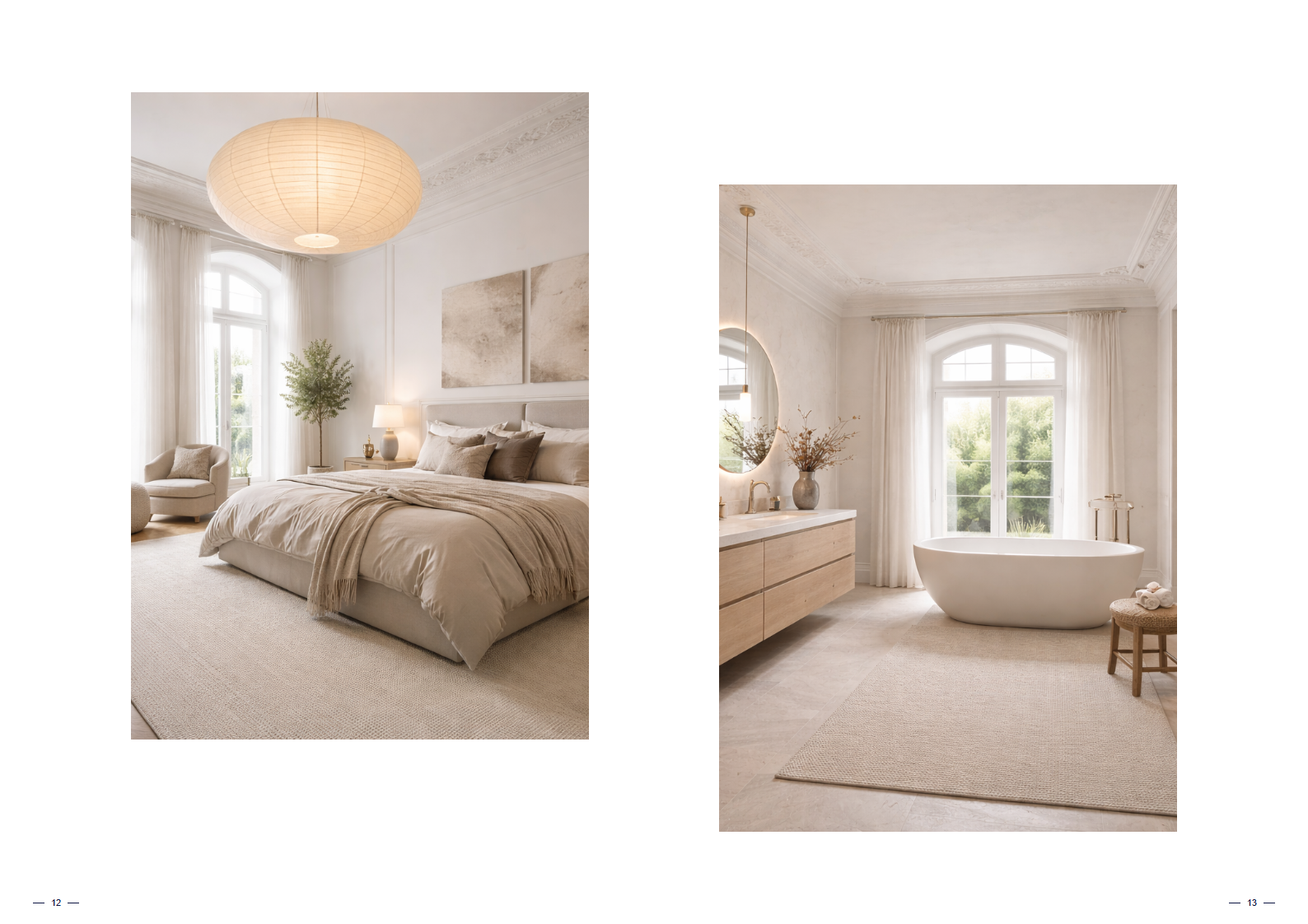 Immobilien Projektfolder Seite 12-13