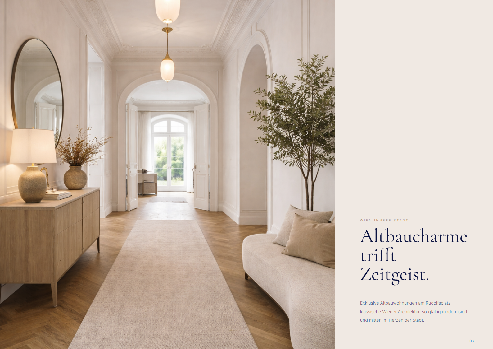 Immobilien Projektfolder Seite 2-3